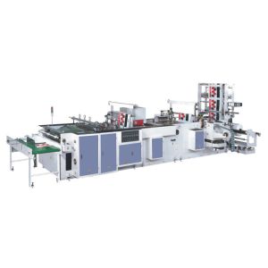 10KW Automatic Bag Making Machine 6HP Air Compressor For Soft Loop Handle Bag