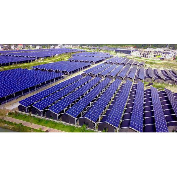 Adjustable Light Sustainable Steel Film Greenhouse Solar System