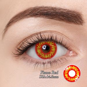 Soft Halloween Cosplay Eye Contact Lenses Crazy Colored Silicone Hydrogel