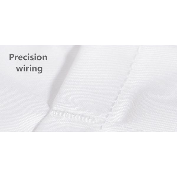 Single Breasted Custom Work Shirts , White Short Sleeve Embroidered Chef Coats