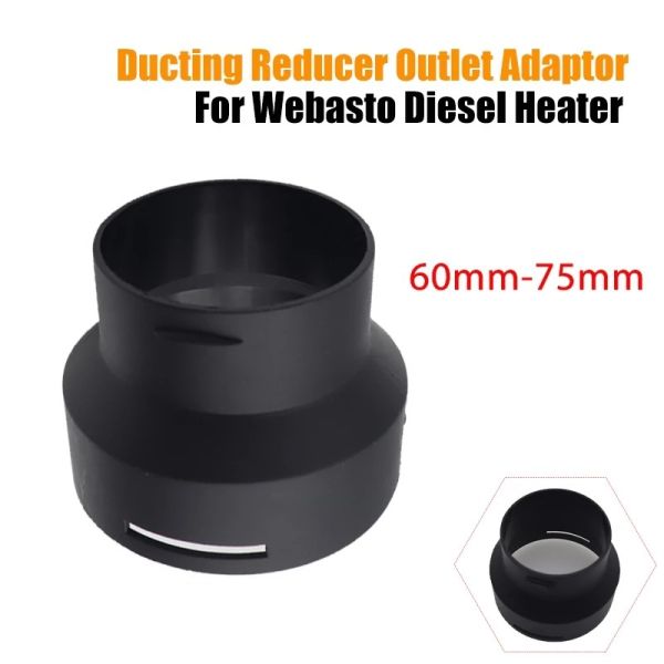 Buy 60mm 75mm Diesel Heater Ducting Pipe Reducer Adapter Converter at wholesale prices