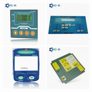 Transparent Graphic Panel Overlay Polycarbonate Metal Dome LCD Window