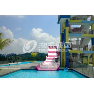 Adults Aqua Slide , Customized Boomerang Aqua Slide in Gaint Aqua Park for Water