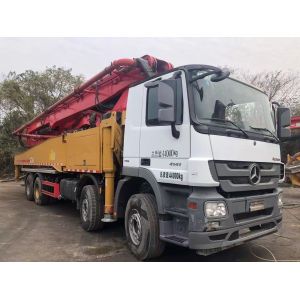 China Commercial Cement Boom Truck Line Pump Concrete Truck For Building Foundations on sale