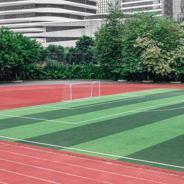 Vinyl Synthetic Sports Flooring Indoor Badminton Court 13mm Thickness