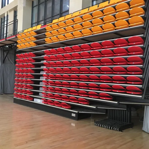 Buy Aluminum Alloy Retractable Bleacher Seating With Custom Options at wholesale prices