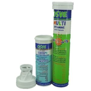 Empty Bottle Food Grade PP Customize Logo Effervescent Tablet Tube with