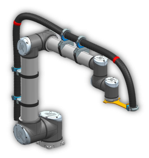 Closed Type DPS Robotic Dress Pack Components - With Spring Telescopic Structure System