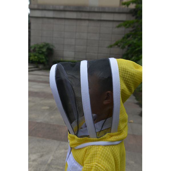 Children Yellow Color Three Layer Ventilated Beekeeping Protective Clothing Bee Suit