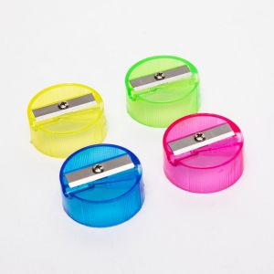 Quality Plastic Office Manual Single Hole Pencil Sharpener Round for sale