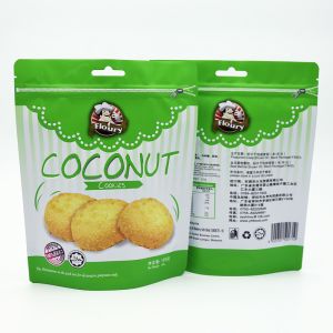 Personalized Biscuit Packaging Custom Ziplock Bags With Airtight Seal