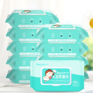 OEM ODM Disposable Wet Wipes 80pcs