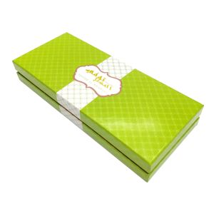 Rigid Cardboard Chocolate Box Two Piece Candy Plastic Tray Insert Box Custom