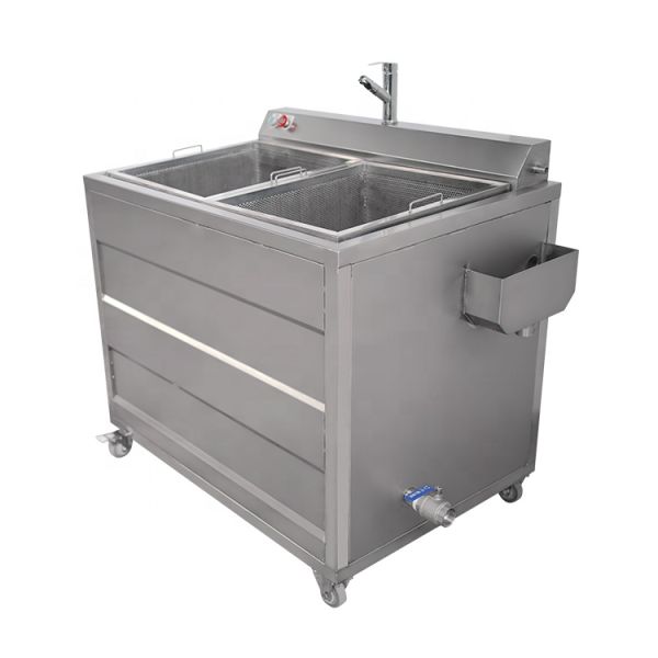 Jiuying 250L Single tank fruit and vegetable cleaning machine with full 304 stainless steel body