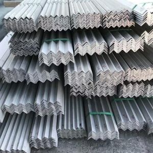 Unequal Galvanised Steel Angle Bar SS304L Hot Rolled ASTM Standard