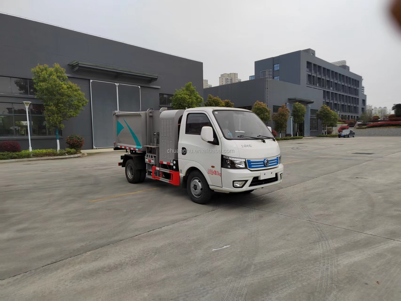 Pure Electric Self-loading and Self discharging Energy Garbage Collection Truck
