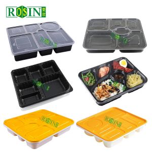 Quality Custom Takeaway Food Container PP Multi Compartment Take Out Containers for sale