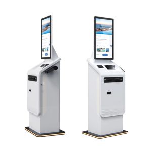 China High Durable Hotel Check In Kiosk For Businesses With Printer Scanner And Camera Kiosk on sale