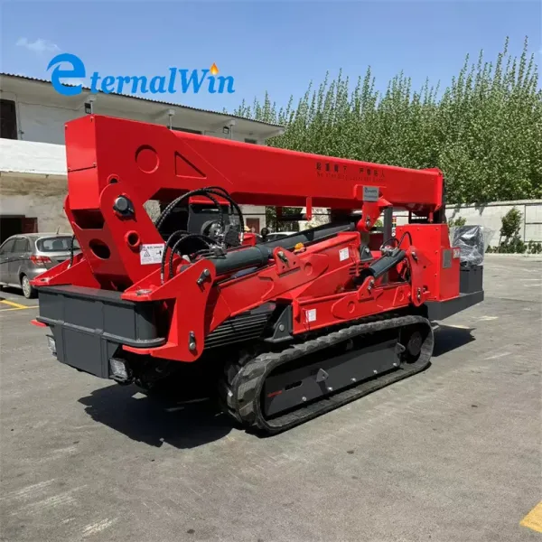 Buy 12 Ton Electric and Diesel Telescopic Mini Spider Crane at wholesale prices