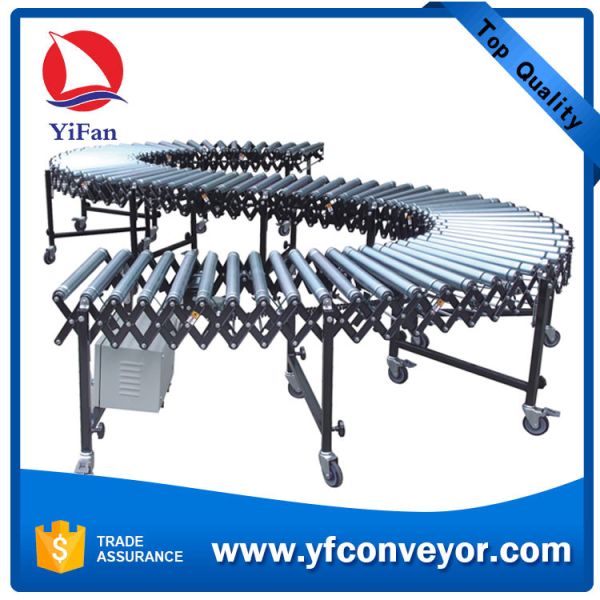 Buy Flexible Powered Stainless Steel 304 Roller Conveyor at wholesale prices