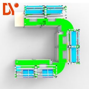 Heat Resistant Lean Manufacturing Workstations With 200KG Load Capacity