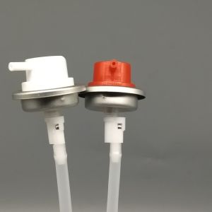 Ergonomic 360 Degree Aerosol Valve With Actuator for Multi-Purpose Cleaning and