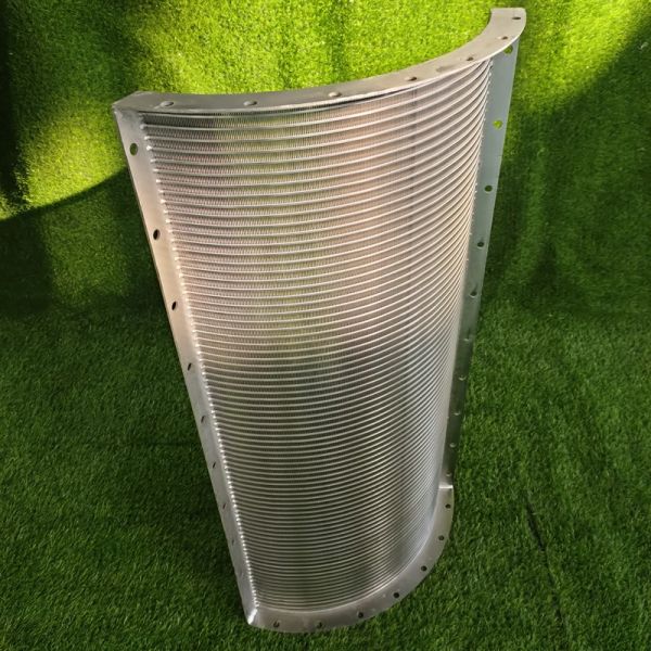 Stainless Steel Wedge Wire Coanda Screen Sieve Bends For Koi Fish Pond