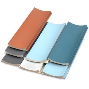 Interior Decoration Environmentally Friendly PVC Moulding Board WPC Grating