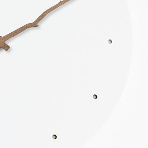 Modern Wall Clock White Round Moistureproof Large Hanging Wall Clock