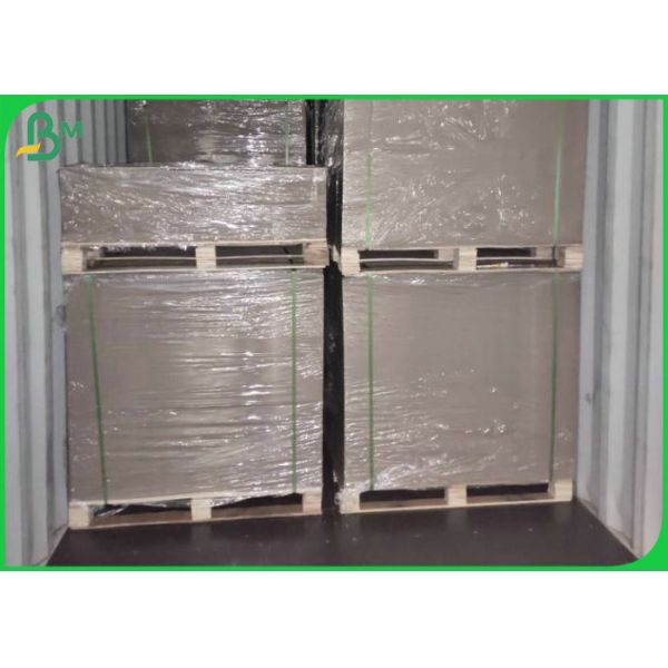 Sturdy 1.5mm Straw Cardboard Sheet 130cm * 90cm Compressed Grey Packing Board 