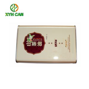 Food Grade Round Olive Oil Tin Can / Recyclable Tin Food Containers