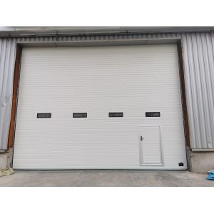 China Iso9001 Warehouse Sectional Overhead Door Vertical Lift Commercial Industrial on sale