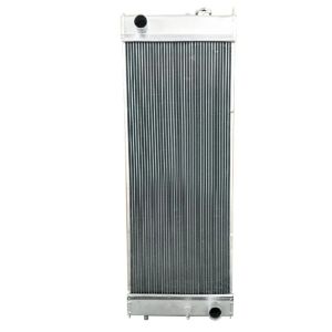 Construction Machinery Aluminum E320D Silver Excavator Radiator