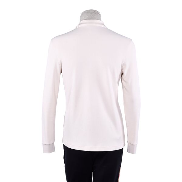 Cotton Long Sleeve Men's Polo Shirt Breathable Autumn Color Block Uniform with Custom Logo