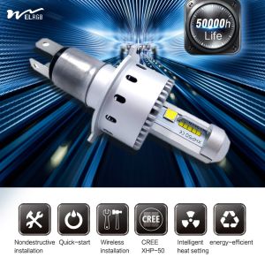 40000lm 6500K 8000K Motorcycle Headlight Bulb 9005 9006/9012