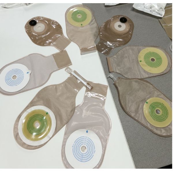 Buy 1 Piece Type Colostomy Reusable Ostomy Bag 60mm Different Closures Stoma Bag at wholesale prices