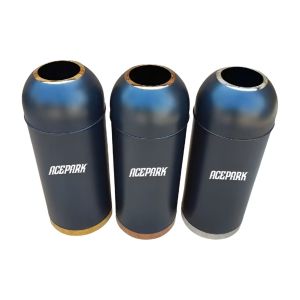 Manufacturers Direct Sale Stainless Steel Colours Round Commercial Bullet Trash