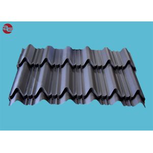 China Galvanized Colour Coated Roofing Sheets A653 Grade 750mm Width on sale