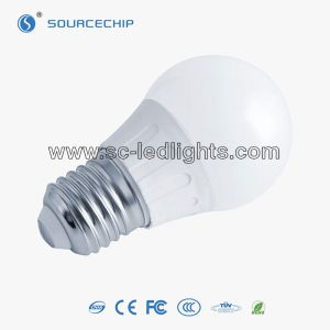 High quality E27 3w led bulb, plastic housing led bulb