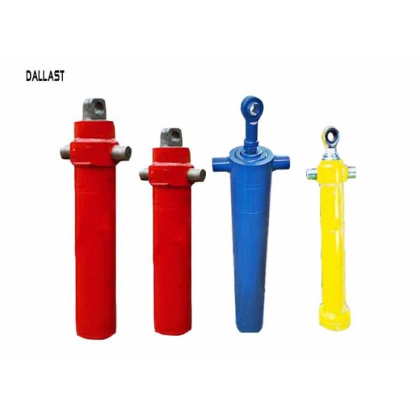 Hydraulic Cylinder Multi Stage Single Acting Front End of Earring Fixed with Axle