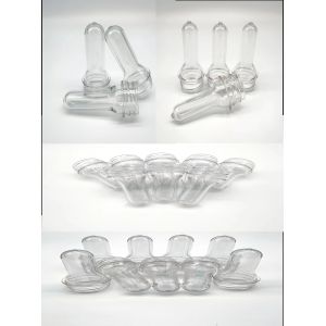 Ziman PET preform with excellent labeling capabilities