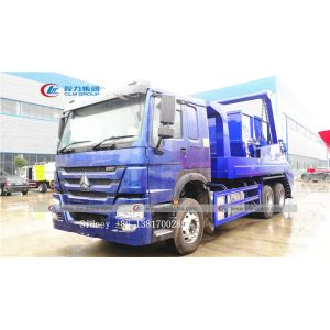 12cbm Sinotruk HOWO 6X4 Swing Arm Garbage Truck