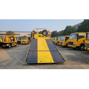 New Type JAC 4x2 Wrecker Truck Body With Hydraulic Cylinder Floor Standing Long