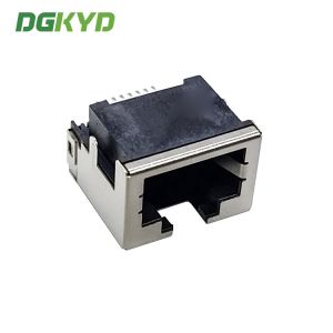 Sinking Plate Type 8P8C Modular Female RJ45 LED Connector SMT DGKYDCB421188GWW6S