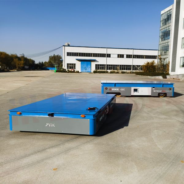 5 Tons Warehouses Trackless Transfer Trolley For Factory Floors