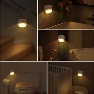 Battery-Powered Motion-Sensing LED Stick-Anywhere Nightlight