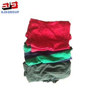 High absorbency Cut T-shirt Rags Mixed Coloured 100% Cotton Waste Rags