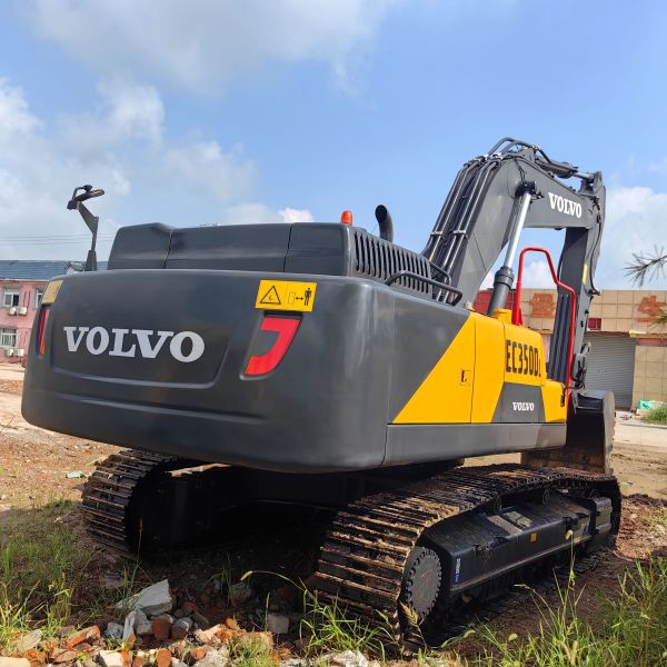Second-hand Construction Machinery VOLVO Used Original VOLVO EC350DL 35ton Large Excavator In Good Condition At Stock