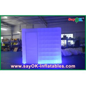 Quality Inflatable Party Tent Large Inflatable Photo Booth 12 Colors White Led For Wedding for sale