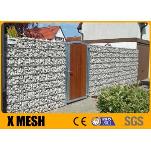 Zinc Coated Stone Filled Gabion Welded Wire Mesh Square / Rectangular Hole